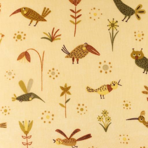 Double Gauze Forest Animal, Light yellow